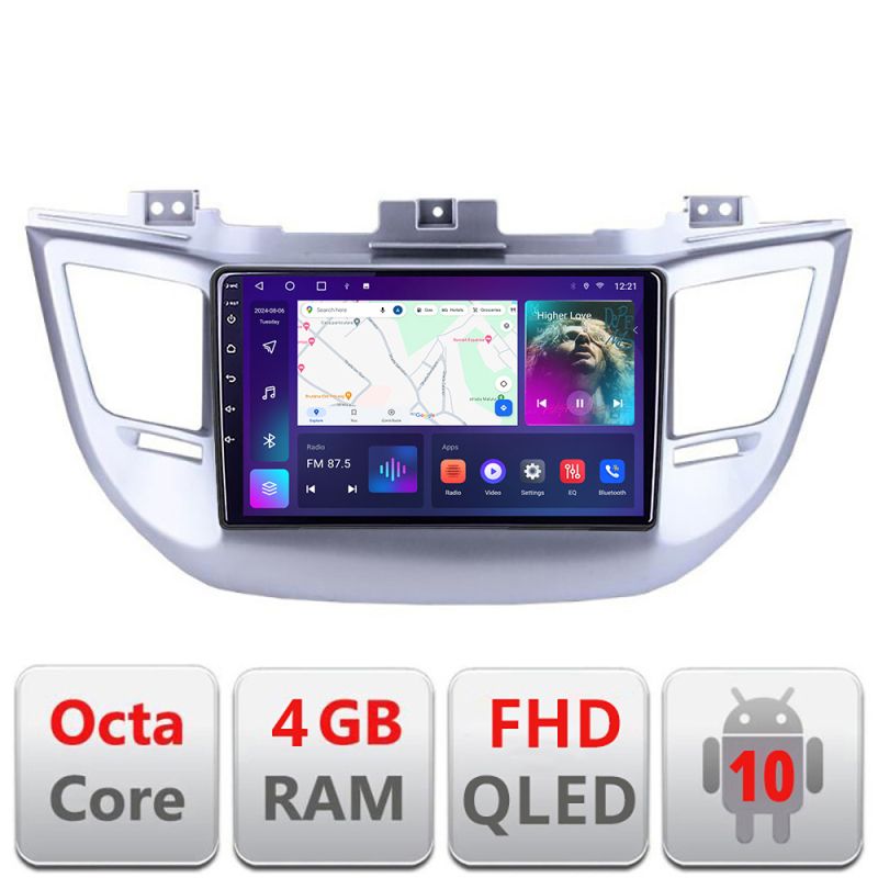 Navigatie HHyundai Tucson B-546 Android Ecran QLED octa core 4+64 carplay android auto KIT-546+EDT-E309V3