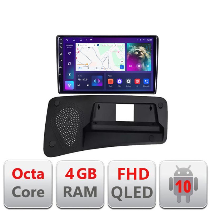 Navigatie Volvo S80 2006-2011 Android Ecran QLED octa core 4+64 carplay android auto KIT-S80-2006+EDT-E309V3