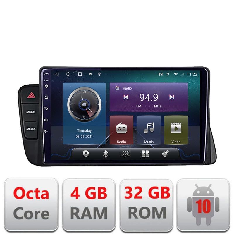 Navigatie Audi A4 A5 B8 cu MMI3G Android radio gps internet Octa core 4+32 KIT-a4-3G+EDT-E410