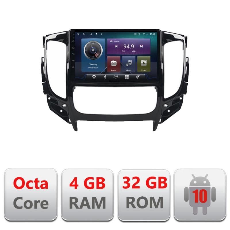 Navigatie Mitsubishi L200 2014-2020 C-1094 Octa Core cu Android Radio Bluetooth Internet GPS WIFI 4+32GB v1