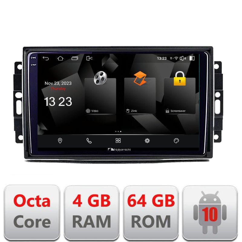 Navigatie Chrysler Jeep 5510-202 Android Octa Core 720p 4+64 DSP 360 camera carplay android auto v1