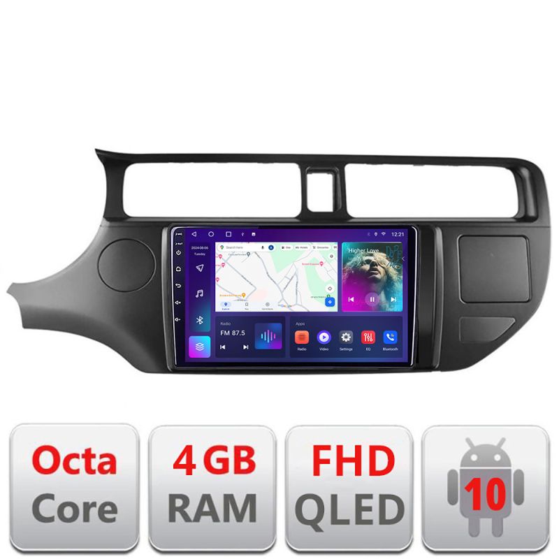 Navigatie Kia Rio 2011-2013 B-204 Android Ecran QLED octa core 4+64 carplay android auto KIT-204+EDT-E309V3 v1