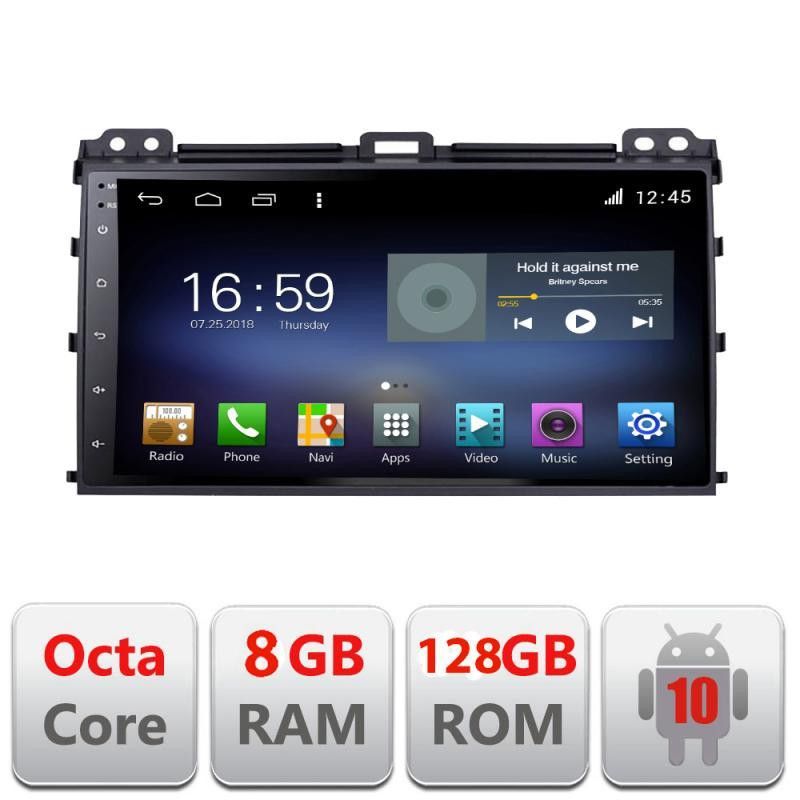 Navigatie TOYOTA Prado 2004-2009 F-456 Octa Core cu Android Radio Bluetooth Internet GPS WIFI DSP 8+128GB 4G v1