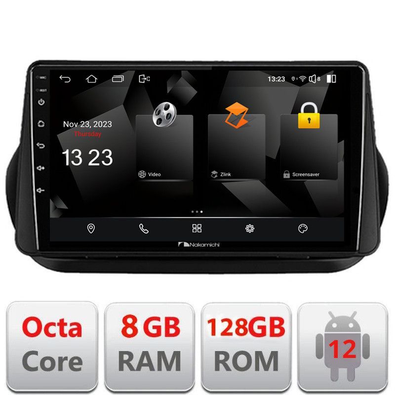 Navigatie Peugeot Bipper, Citroen Nemo, Fiat Qubo 2008-2017 Android radio gps internet quad core 8+128 carplay android auto v2