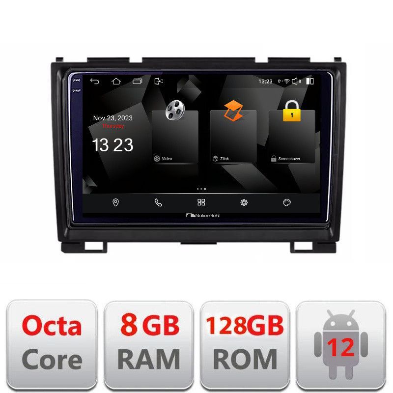 Navigatie Hummer H2 intre anii 2008-2009 Android Octa Core Qualcomm 2K Qled 8+128 DTS DSP 360 4G Optical v2