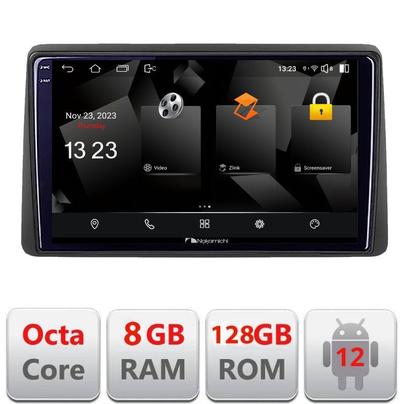 Navigatie Opel Movano Renault Master 2020- Android Octa Core Qualcomm 2K Qled 8+128 DTS DSP 360 4G Optical v2