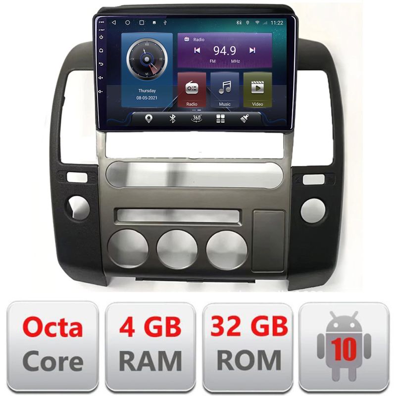 Navigatie dedicata Edonav Nissan Patfinder Navara Android radio gps internet Octa core 4+32 KIT-nav-oem+EDT-E409