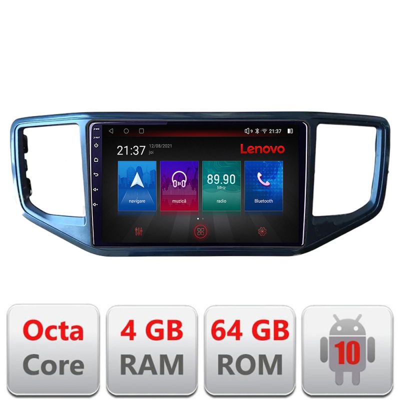 Navigatie dedicata Lenovo VW Amarok Android radio gps internet Octa Core 4+64 LTE KIT-amarok+EDT-E509-PRO