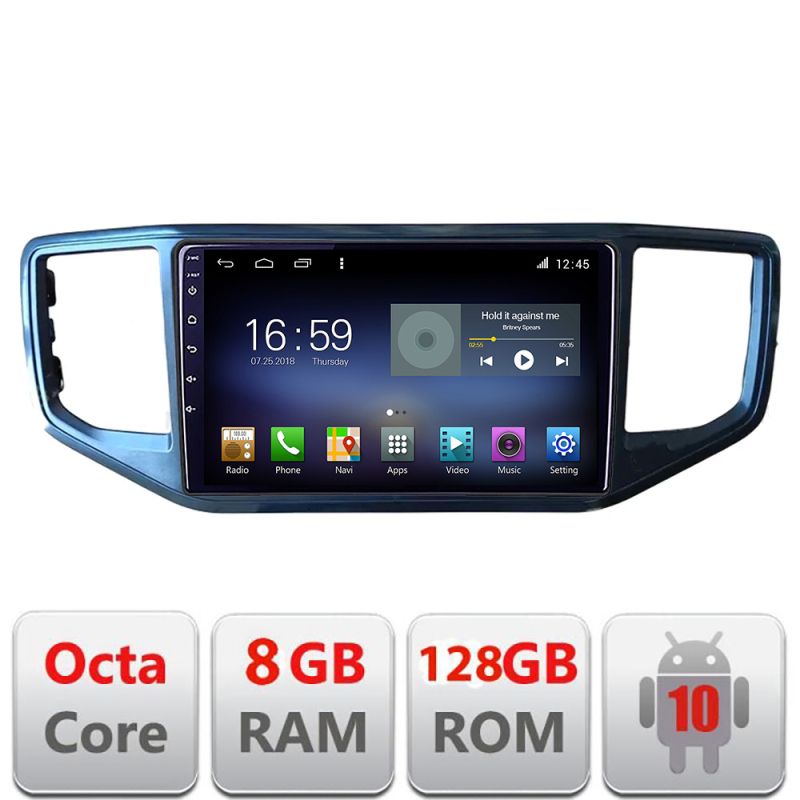 Navigatie dedicata Lenovo VW Amarok Android radio gps internet Octa Core 4+64 LTE KIT-amarok+EDT-E609