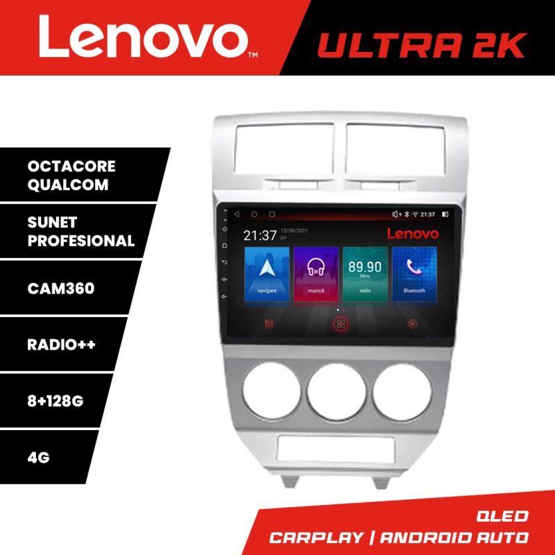 Navigatie Dodge Caliber 2006-2010 M-caliber-06 Octa Core Android Radio Bluetooth GPS WIFI/4G DSP 2K 8+128GB 36