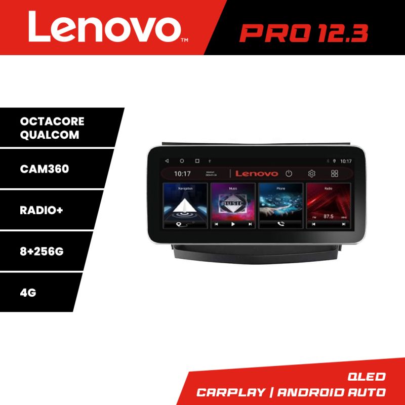 Navigatie SsangYong Tivoli 2015-2019 Lenovo PRO 8+256 12.3 inch qled android 4G DSP gps internet Kit-tivoli2015