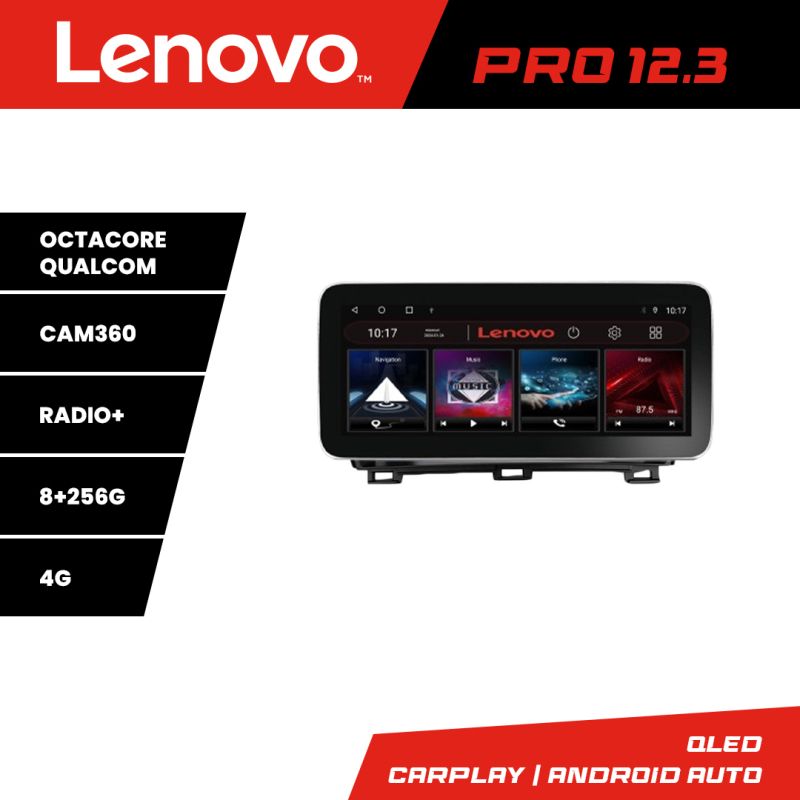 Navigatie Toyota Prius 2009-2014 Lenovo PRO 8+256 12.3 inch qled android 4G DSP gps internet Kit-TY39