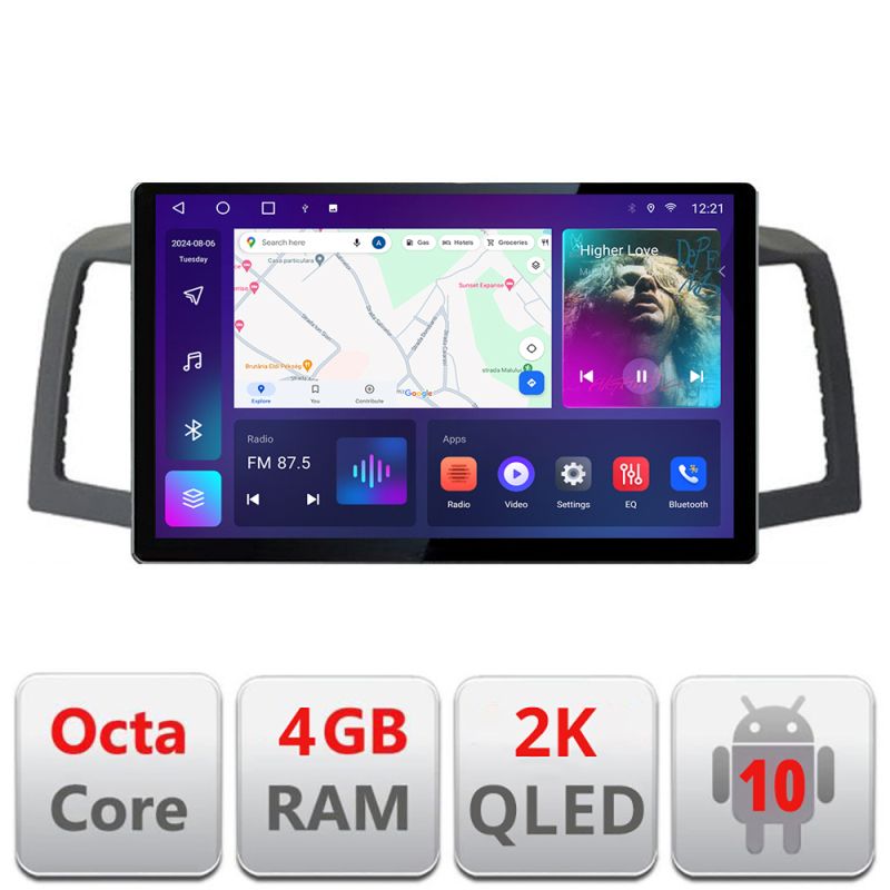 Navigatie dedicata Edonav Jeep Grand Cherokee 2008-2010 , Ecran 2K QLED 13