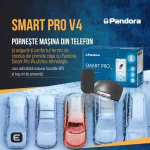 Kit pornire motor Hyundai Sonata gen 6 2010-2014, aplicatie telefon 4G, GPS (montaj inclus) - Pandora Smart Pro V4 cu taguri