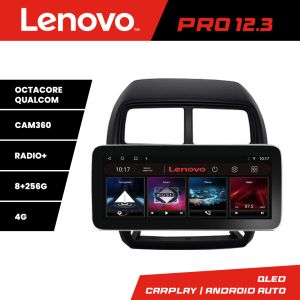 Navigatie Mitsubishi ASX 2017-2021 model facelift Lenovo PRO 8+256 12.3 inch qled android 4G DSP gps internet  Kit-026-facelift