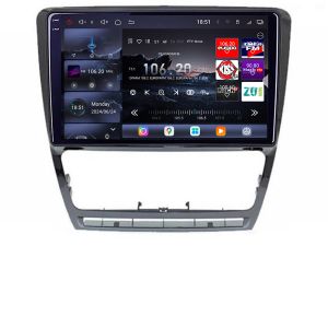 Navigatie Skoda Octavia 2 2005-2013 Edotec Kit-005 8 core QLED 2K 16+512 360 Android Waze USB Navigatie Internet Youtube Radio