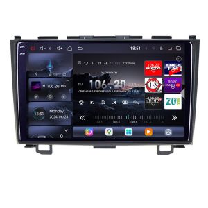 Navigatie Honda CR-V 2006-2012 Edotec Kit-009 8 core QLED 2K 16+512 360 Android Waze USB Navigatie Internet Youtube Radio