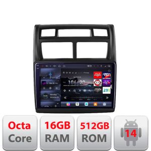 Navigatie Kia Sportage 2007-2013 Edotec Kit-023 8 core QLED 2K 16+512 360 Android Waze USB Navigatie Internet Youtube Radio