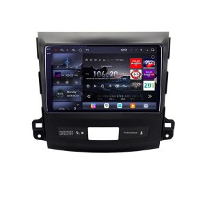 Navigatie Mitsubishi Outlander 2006-2011 Edotec Kit-056 8 core QLED 2K 16+512 360 Android Waze USB Navigatie Internet Youtube Radio