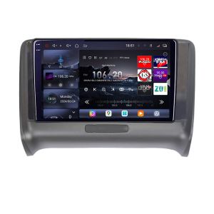 Navigatie Audi TT 2004-2011  Edotec Kit-078 8 core QLED 2K 16+512 360 Android Waze USB Navigatie Internet Youtube Radio