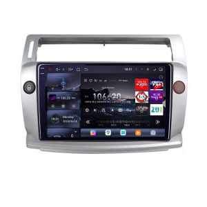 Navigatie Citroen C4 2004-2009  Edotec Kit-088 8 core QLED 2K 16+512 360 Android Waze USB Navigatie Internet Youtube Radio