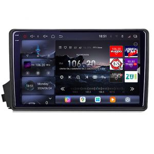 Navigatie Ssangyong Kyron Actyon 2005-2014 Edotec Kit-158 8 core QLED 2K 16+512 360 Android Waze USB Navigatie Internet Youtube Radio