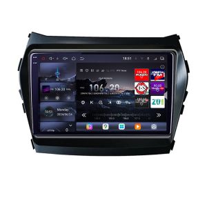 Navigatie Hyundai Santa Fe IX45 2012-2017 Edotec Kit-209 8 core QLED 2K 16+512 360 Android Waze USB Navigatie Internet Youtube Radio