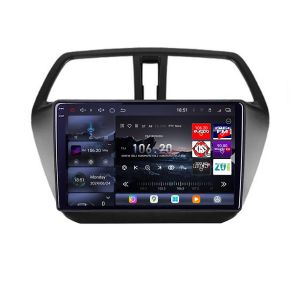 Navigatie Suzuki S-Cross 2013-2020 Edotec Kit-337 8 core QLED 2K 16+512 360 Android Waze USB Navigatie Internet Youtube Radio