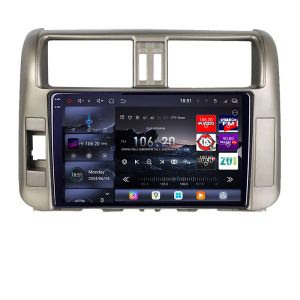 Navigatie Toyota Prado 2010-2013 Edotec Kit-347 8 core QLED 2K 16+512 360 Android Waze USB Navigatie Internet Youtube Radio