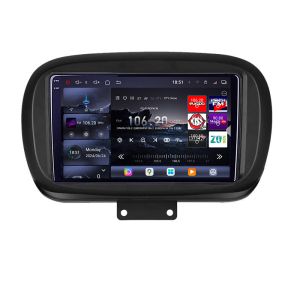 Navigatie Fiat 500 2014- Edotec Kit-539 8 core QLED 2K 16+512 360 Android Waze USB Navigatie Internet Youtube Radio