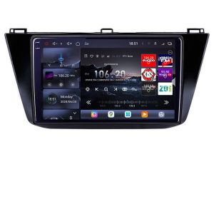 Navigatie VW Tiguan 2016- Edotec Kit-5883 8 core QLED 2K 16+512 360 Android Waze USB Navigatie Internet Youtube Radio