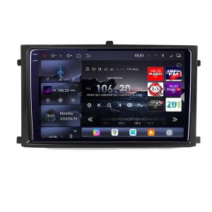 Navigatie Rexton 2019- Edotec Kit-REXTON 8 core QLED 2K 16+512 360 Android Waze USB Navigatie Internet Youtube Radio