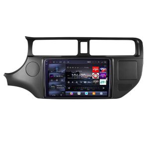 Navigatie Kia Rio 2011-2014 Edotec Kit-rio-11 8 core QLED 2K 16+512 360 Android Waze USB Navigatie Internet Youtube Radio