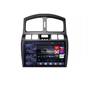 Navigatie Hyundai Santa Fe 2000-2006 Android radio gps internet 8 core QLED 2K 16+512 360 Edotec