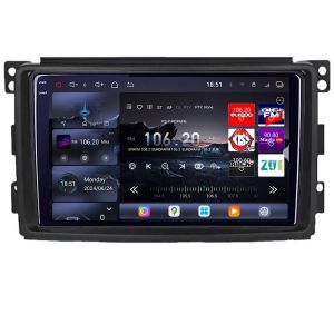 Navigatie Smart 2005-2010 Edotec Kit-SMART05 8 core QLED 2K 16+512 360 Android Waze USB Navigatie Internet Youtube Radio