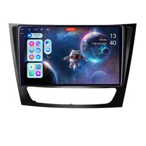 Navigatie Mercedes W211 W219 Lenovo Kit-090 8 core QLED 2K 12+256 360 Android Waze USB Navigatie Internet Youtube Radio