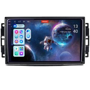 Navigatie Chrysler Jeep Lenovo Kit-202 8 core QLED 2K 12+256 360 Android Waze USB Navigatie Internet Youtube Radio v2