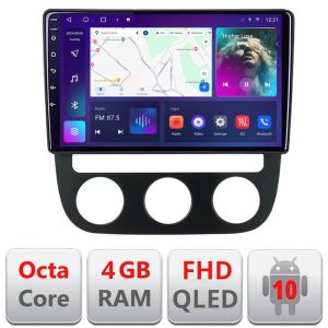 Navigatie VW Golf 5 2004-2010 clima manuala Android radio gps internet quad core 4+64 carplay android auto KIT-golf5-manual+EDT-E310