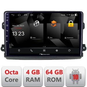 Navigatie Fiat Ducato 2021- Nakamichi NAM5510 Qled Octa Core 720p 4+64 DSP 360 camera carplay android auto