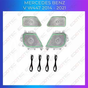 Lumini Ambientale Mercedes Benz V Klass W447 capace difuzoare control din sistemul original sau telefon AMB-ME-W447-02