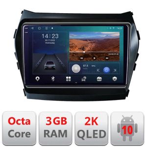 Navigatie HHyundai Santa Fe IX45 2012-2017 B-209 Android Ecran 2K QLED octa core 3+32 carplay android auto KIT-209+EDT-E309V3-2K