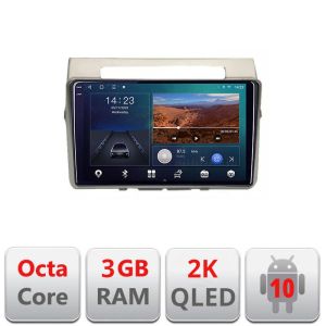 Navigatie Toyota Verso intre anii 2004-2009 Android Ecran 2K QLED octa core 3+32 carplay android auto KIT-VERSO-2004+EDT-E309V3-2K