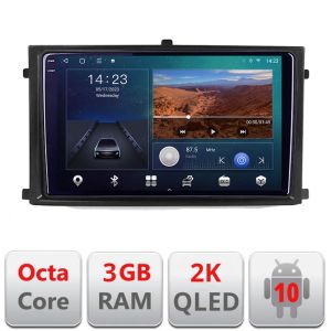 Navigatie Rexton 2019- B-REXTON Android Ecran 2K QLED octa core 3+32 carplay android auto KIT-REXTON+EDT-E309V3-2K