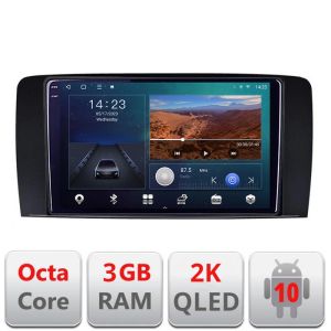 Navigatie Mercedes Clasa R B-215 Android Ecran 2K QLED octa core 3+32 carplay android auto KIT-215+EDT-E309V3-2K