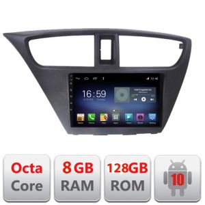 Navigatie Honda Civic 2012-2016 F-CIVIC Octa Core cu Android Radio Bluetooth Internet GPS WIFI DSP 8+128GB 4G