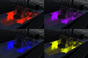SEA65RGBW Set Difuzoare Marine cu lumina RGB două căi 6,5” 4 ohmi 75 W RMS / 150 W
