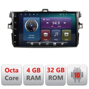 Navigatie cu Toyota Corolla C-063 Octa Core cu Android Radio Bluetooth Internet GPS WIFI 4+32GB