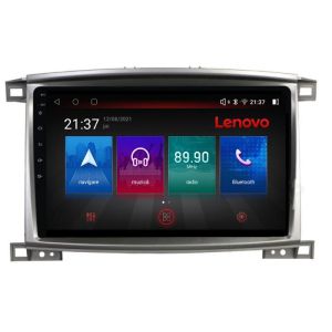 Navigatie Toyota Land Cruiser L100 2002-2008 E-L100 Octa Core cu Android Radio Bluetooth Internet GPS WIFI DSP 4+64GB