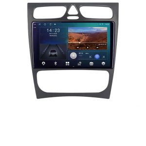 Navigatie Mercedes C W203 2000-2004 B-clk Android Ecran 2K QLED octa core 3+32 carplay android auto kit-clk+EDT-E309V3-2K