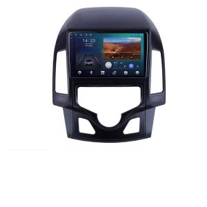 Navigatie HHyundai I30 2009-2012 clima automata B-I30AUTOMATIC Android Ecran 2K QLED octa core 3+32 carplay android auto KIT-i30automatic+EDT-E309V3-2K